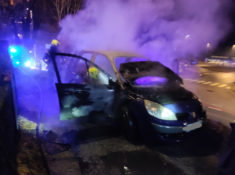 Požar avtomobila (20.1.2022)
